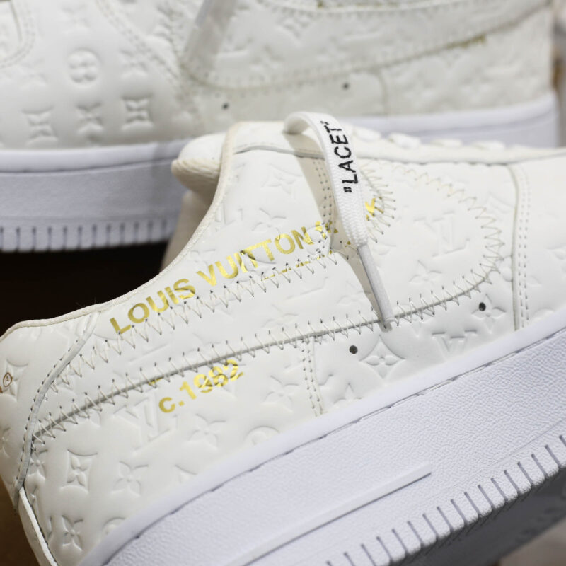 Giày Louis Vuitton x Nike Air Force 1 Low By Virgil Abloh ‘White’ Best Quality