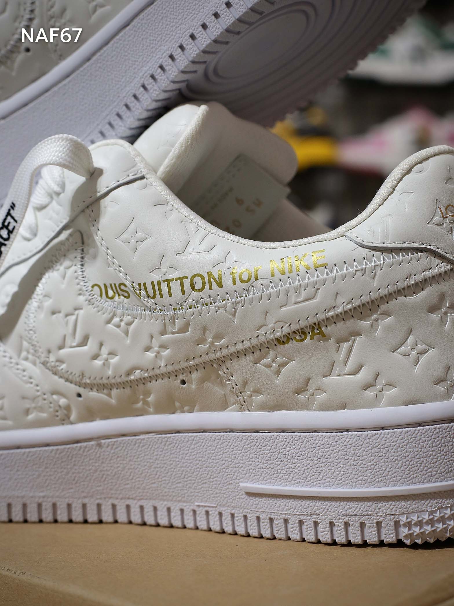 Giày Louis Vuitton x Nike Air Force 1 Low By Virgil Abloh ‘White’ Best ...