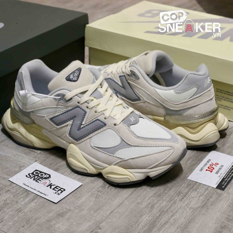 Giày New Balance 9060 ECA Sea Salt White Best Quality