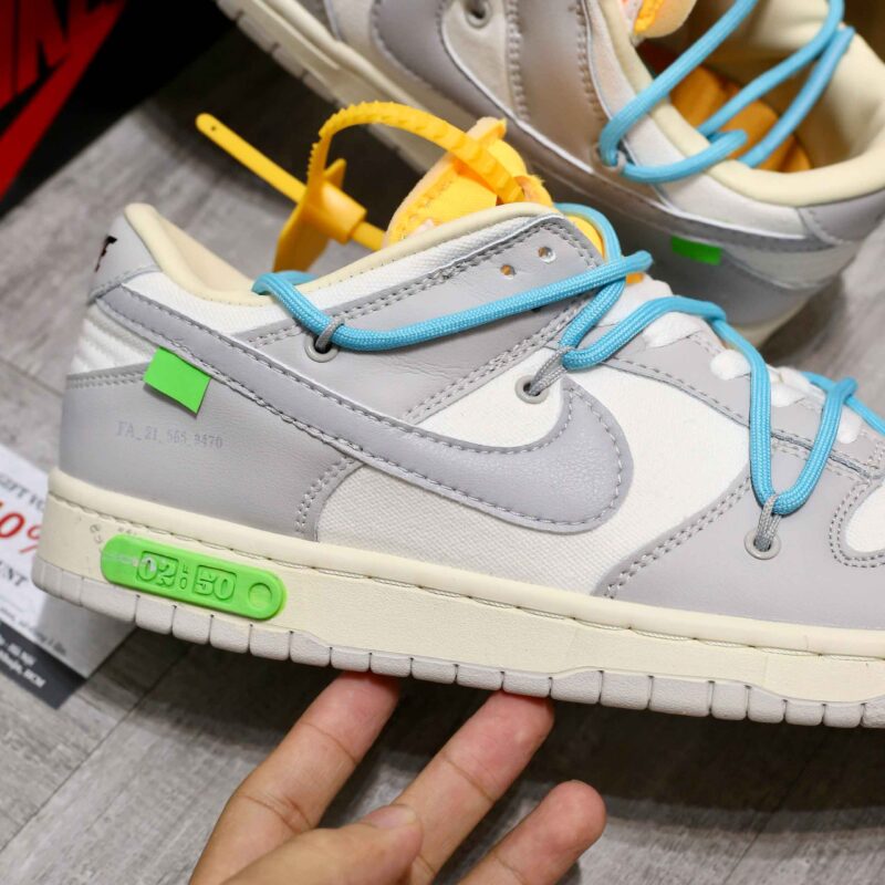 Giày Nike Off-White x Dunk Low ‘Lot 02 Of 50’ Like Auth