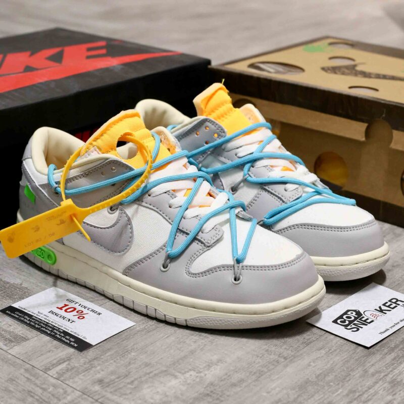 Giày Nike Off-White x Dunk Low ‘Lot 02 Of 50’ Like Auth