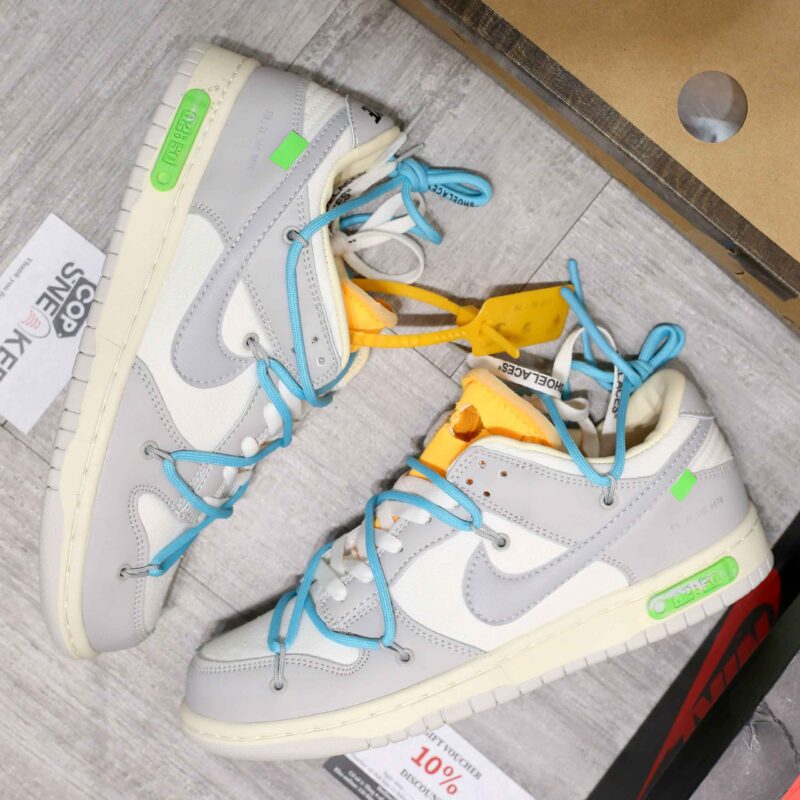 Giày Nike Off-White x Dunk Low ‘Lot 02 Of 50’ Like Auth