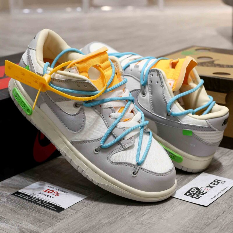 Giày Nike Off-White x Dunk Low ‘Lot 02 Of 50’ Like Auth