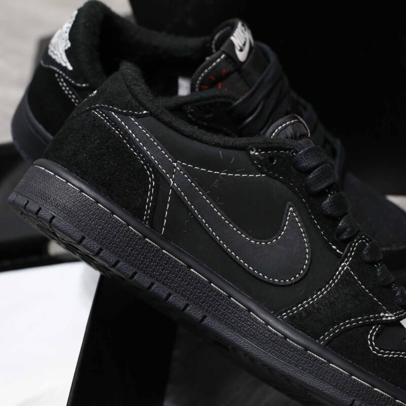 Giày Nike Air Jordan 1 Retro Low OG SP Travis Scott ‘Black Phantom’ Best Quality