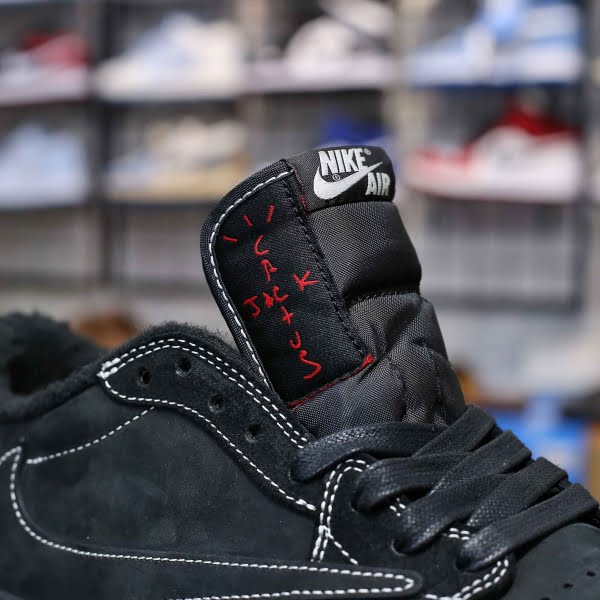 Giày Nike Air Jordan 1 Retro Low OG SP Travis Scott ‘Black Phantom’ Best Quality