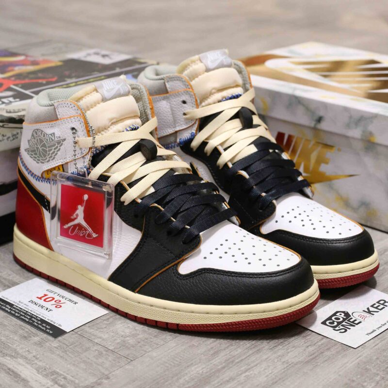 Giày Nike Air Jordan 1 Retro High Union Los Angeles Black Toe Like Auth