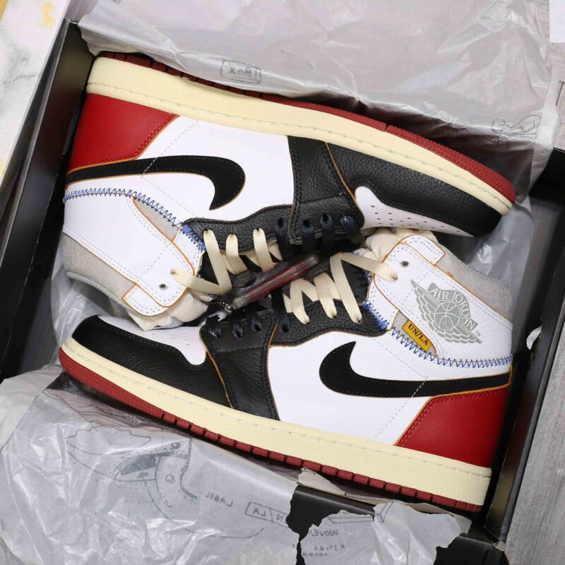 Giày Nike Air Jordan 1 Retro High Union Los Angeles Black Toe Like Auth