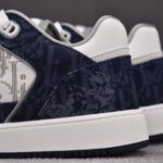 (BEST) Dior B27 Low Denim Blue White Dior Tears Oblique Galaxy Leather