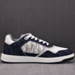 (BEST) Dior B27 Low Denim Blue White Dior Tears Oblique Galaxy Leather