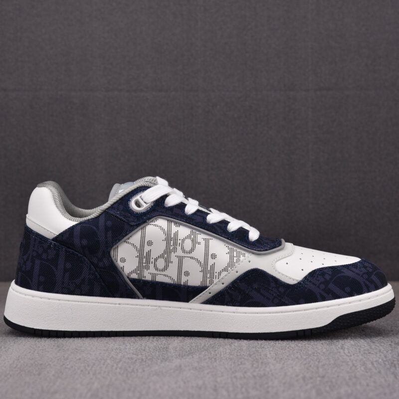 (BEST) Dior B27 Low Denim Blue White Dior Tears Oblique Galaxy Leather