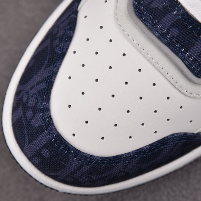 (BEST) Dior B27 Low Denim Blue White Dior Tears Oblique Galaxy Leather