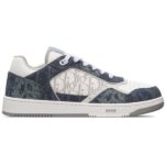Giày Dior B27 Low Denim Blue White Dior Tears Oblique Galaxy Leather Like Auth