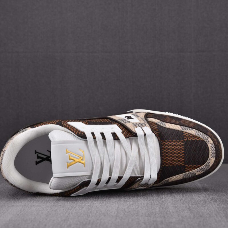 Giày Louis Vuitton LV Trainer #54 Damier Ebene Multi Best Quality