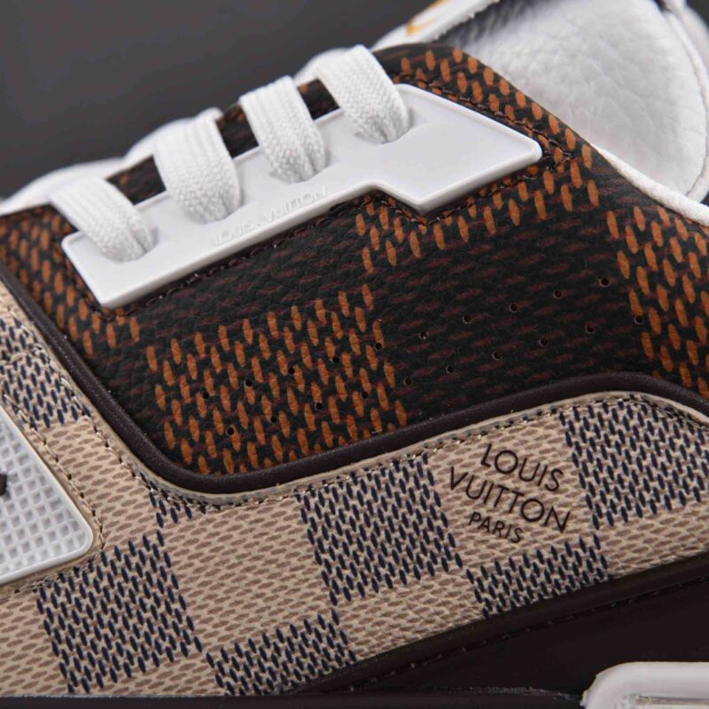 Giày Louis Vuitton LV Trainer #54 Damier Ebene Multi Best Quality