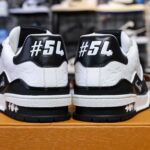 Giày Louis Vuitton Lv Trainer #54 Signature Black White Best Quality