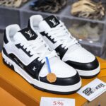 Giày Louis Vuitton Lv Trainer #54 Signature Black White Best Quality