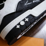 Giày Louis Vuitton Lv Trainer #54 Signature Black White Best Quality