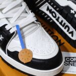 Giày Louis Vuitton Lv Trainer #54 Signature Black White Best Quality