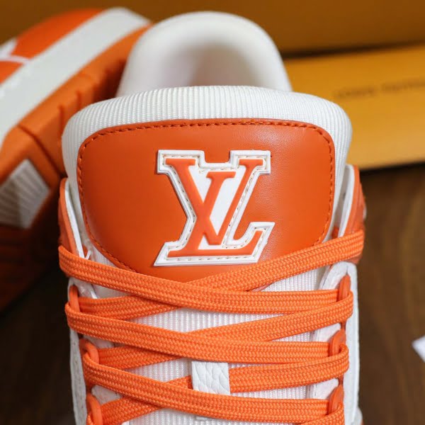 Giày Louis Vuitton Lv Trainer Monogram Orange Best Quality