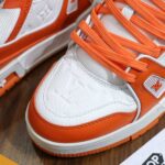 Giày Louis Vuitton Lv Trainer Monogram Orange Best Quality