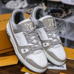 Giày Louis Vuitton LV Trainers In Grey Best Quality