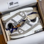 Giày Louis Vuitton LV Trainers In Grey Best Quality