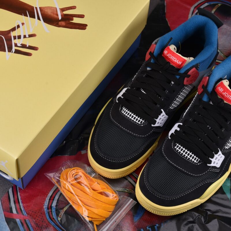 (BEST) Union LA x Air Jordan 4 Retro 'OFF NOIR'