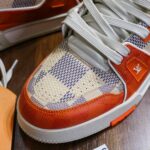 Giày Louis Vuitton LV Trainer #54 Damier Orange Best Quality