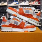 Giày Louis Vuitton LV Trainer #54 Damier Orange Best Quality