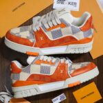 Giày Louis Vuitton LV Trainer #54 Damier Orange Best Quality