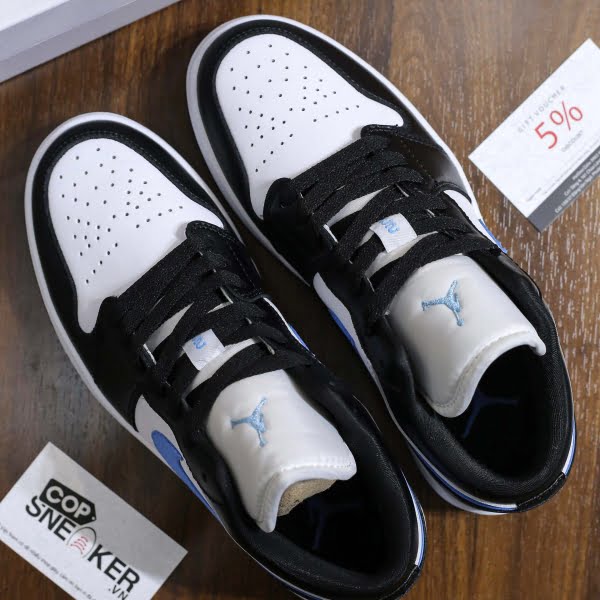 Giày Nike Wmns Air Jordan 1 Low ‘Black University Blue’ Like Auth