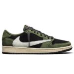 Giày Nike Air Jordan 1 Low Travis Scott Black Olive Like Auth