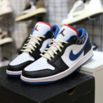 (BEST) Air Jordan 1 Low SE 'Industrial Blue Sashiko'