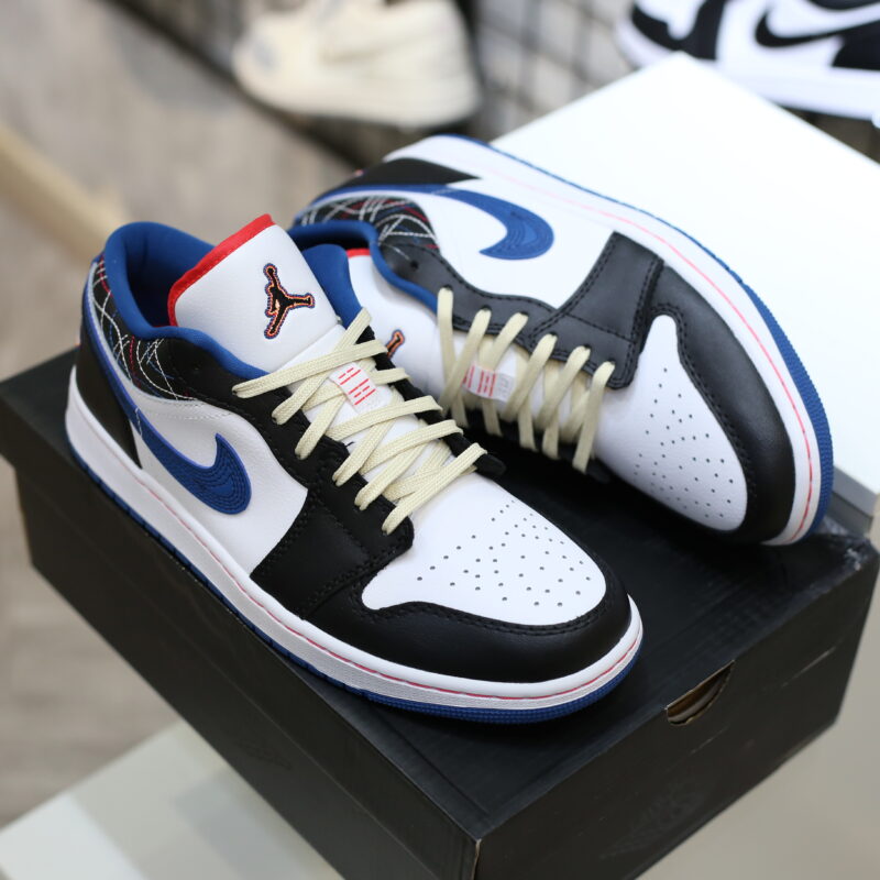(BEST) Air Jordan 1 Low SE 'Industrial Blue Sashiko'