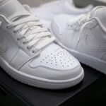 Giày Air Jordan 1 Low ‘Triple White’