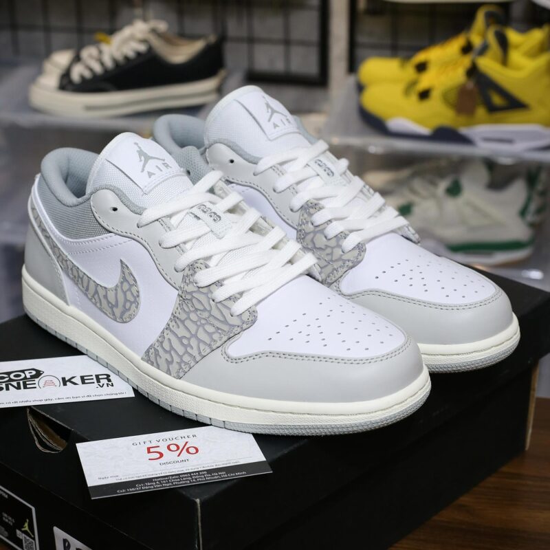 Giày Nike Air Jordan 1 Low Premium ‘Elephant Print’ Best Quality