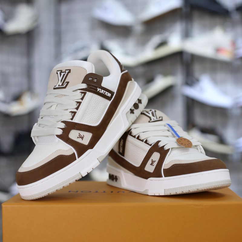 (BEST) Louis Vuitton LV Trainer Maxi 'Kaki Mocha'