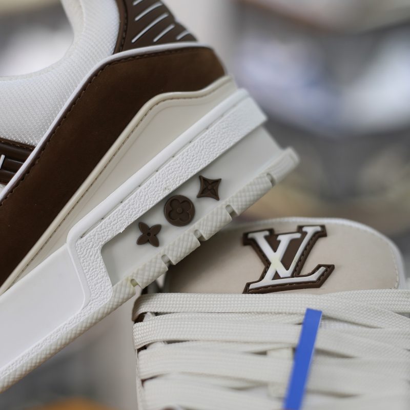 (BEST) Louis Vuitton LV Trainer Maxi 'Kaki Mocha'