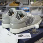 Giày Dior B27 Low Dior Gray họa tiết CD Diamond Canvas Like Auth