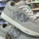 Giày Dior B27 Low Dior Gray họa tiết CD Diamond Canvas Like Auth