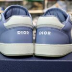 Giày Dior B27 Low University Blue White họa tiết Dior Oblique Galaxy Like Auth