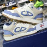 Giày Dior B57 Mid Blue Cream and Beige Suede Best Quality