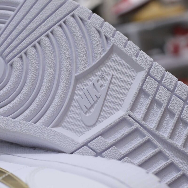 Nike Air Jordan 1 Low White Metallic Gold