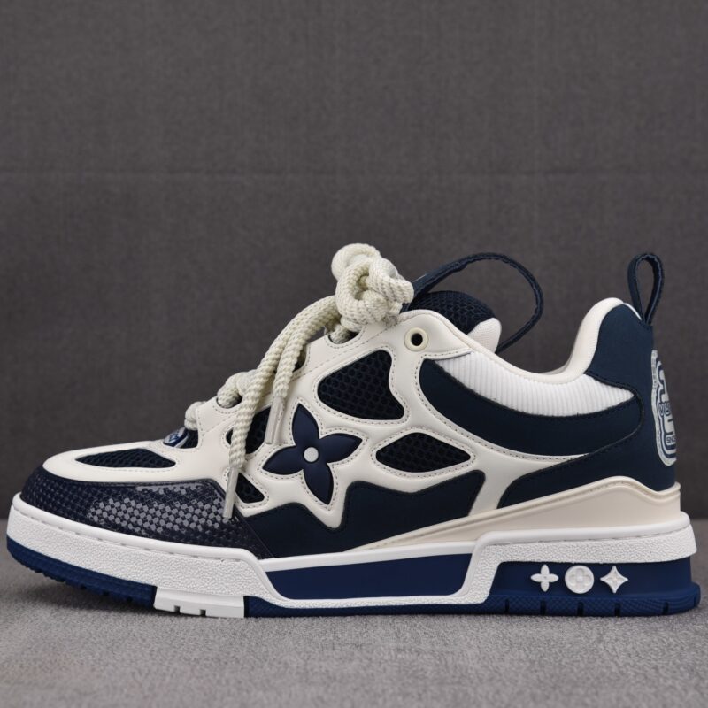 (BEST) Louis Vuitton LV Skate Sneaker 'MARINE WHITE'