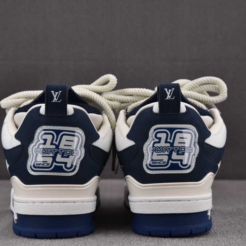 (BEST) Louis Vuitton LV Skate Sneaker 'MARINE WHITE'