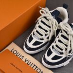 (BEST) Louis Vuitton LV Skate Sneaker 'MARINE WHITE'