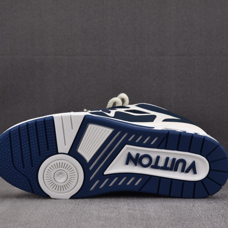 (BEST) Louis Vuitton LV Skate Sneaker 'MARINE WHITE'