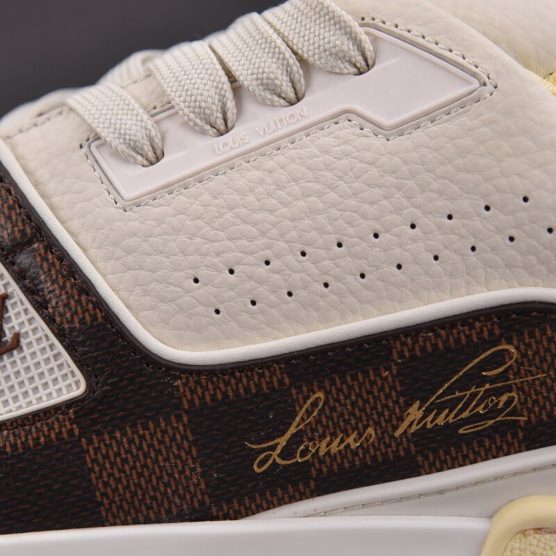 (BEST) Louis Vuitton LV Trainer #54 Damier Pattern 'MOKA BROWN'
