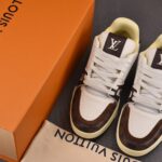 (BEST) Louis Vuitton LV Trainer #54 Damier Pattern 'MOKA BROWN'