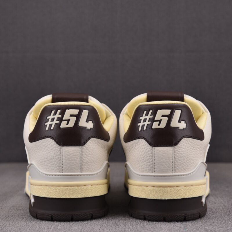 (BEST) Louis Vuitton LV Trainer #54 Damier Pattern 'MOKA BROWN'